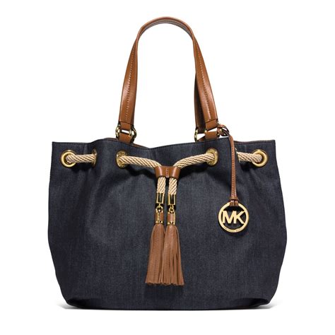 michael kors marina denim bag